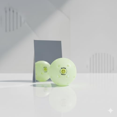 Glow-in-the-Dark Pickleball – 6 Pack