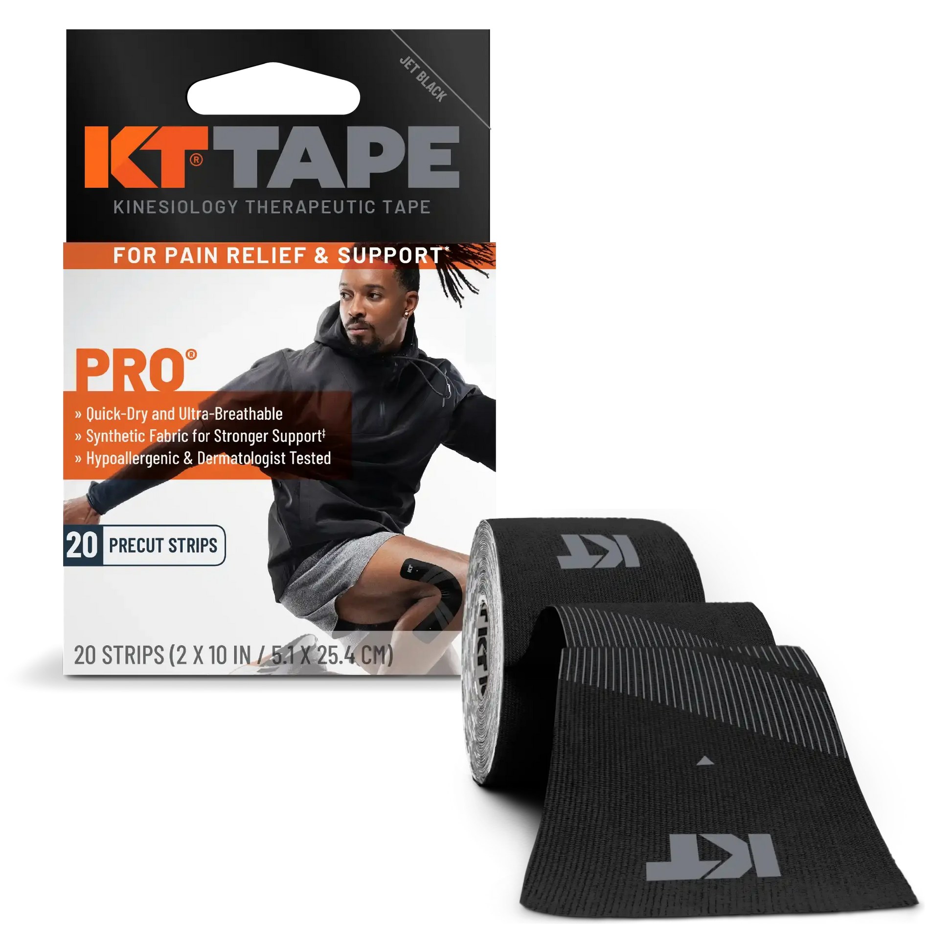 KT Tape Pro – 20 Pre-Cut Strips
